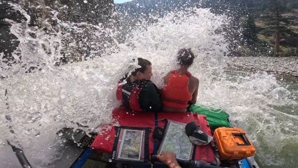 Middle Fork of the Salmon River whitewater explosion